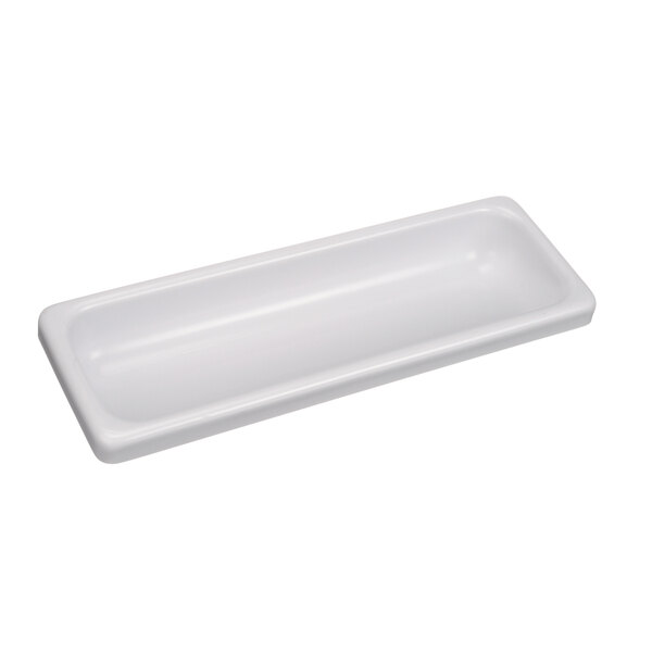 A white rectangular Taylor drip tray.