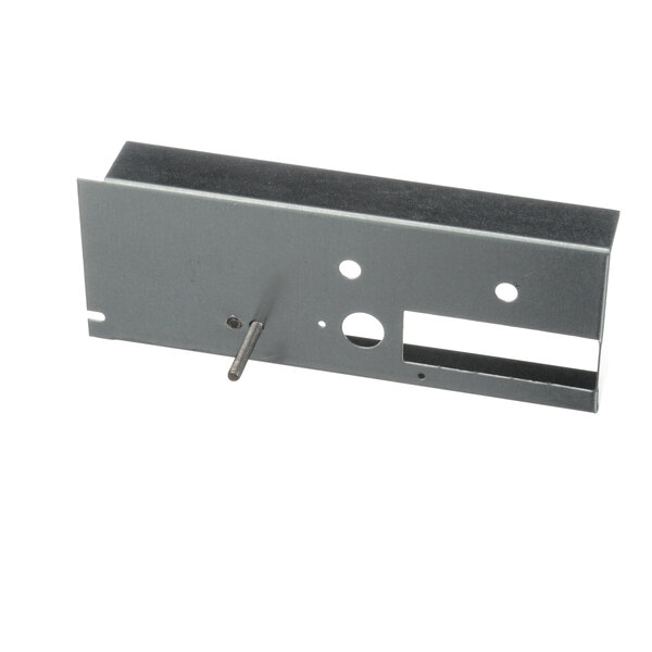 A Frymaster metal bracket with a screw on the side.