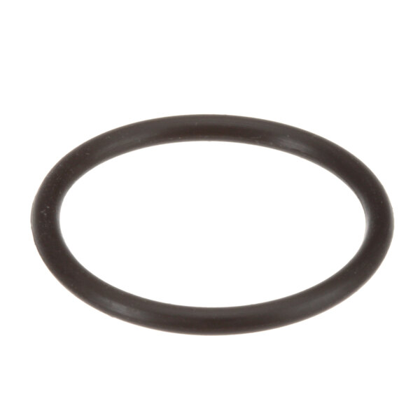 A black Scotsman O-ring on a white background.