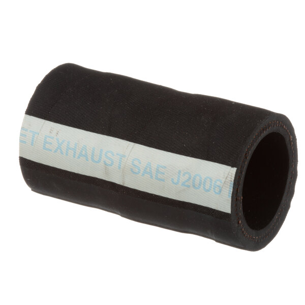A black pipe with white text reading "Champion 114020 1-1/8 Od X 2-3/4 Hose"