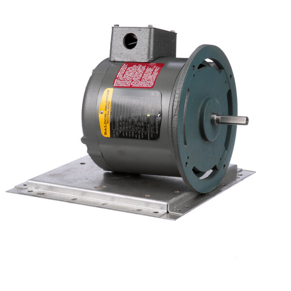 An Imperial Range electric motor with a grey metal stand.