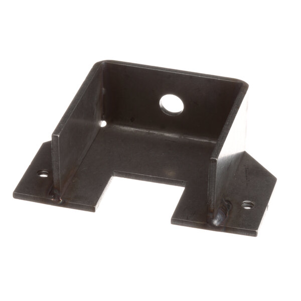 A black metal Marshall Air bearing bracket with holes on the side.