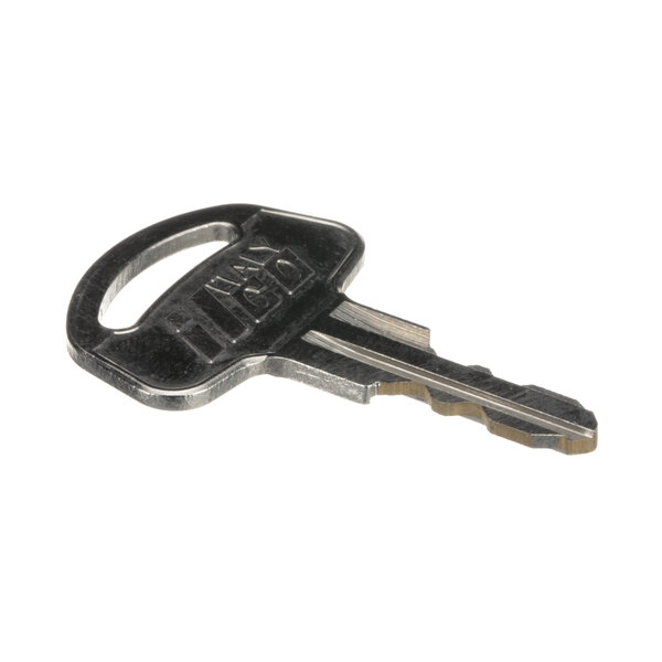 A Delfield spare key with a metal handle.
