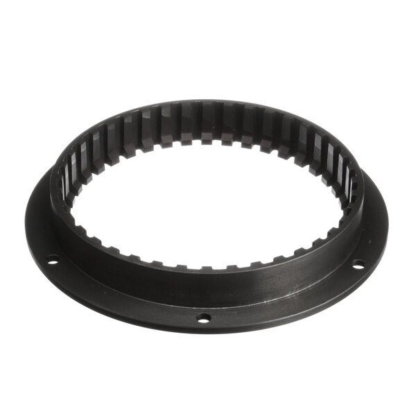 A black circular Somat sizing ring with holes.
