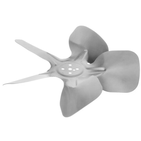 A close-up of a white propeller blade for a Cornelius 1000860 fan.