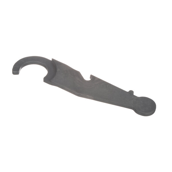 A black metal Rondo scraper support with a curved handle.
