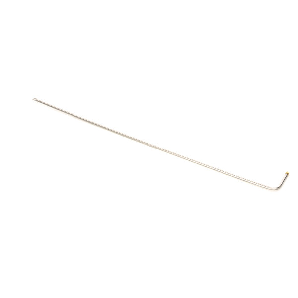 A Groen 127621 ignition tube, a long thin metal rod with a hook on the end, on a white background.