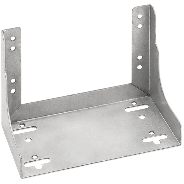 A metal Antunes tensioner bracket with holes.