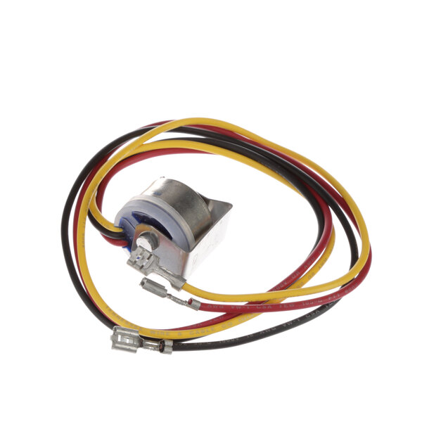 A Traulsen temp limit switch with a wire harness and wires.