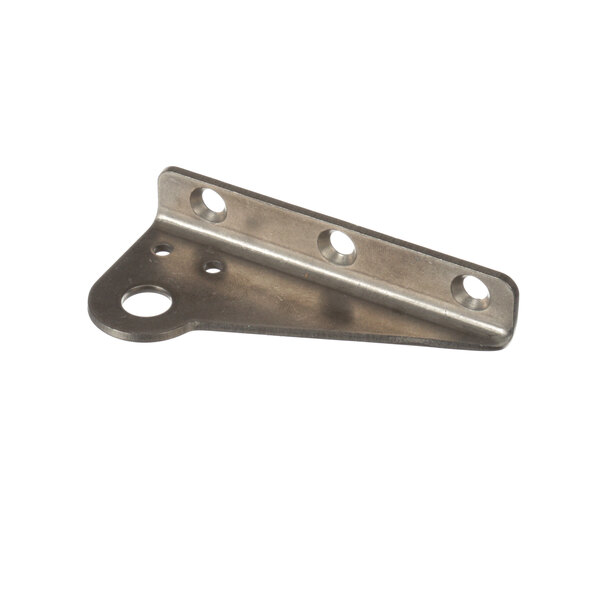 A Master-Bilt metal corner bracket with holes.