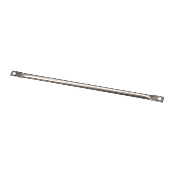 A stainless steel Blakeslee 98488 brace bar with holes.