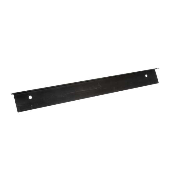 A black metal front breaker strip with holes.