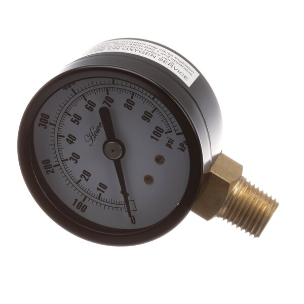 A close-up of a Jackson pressure gauge.