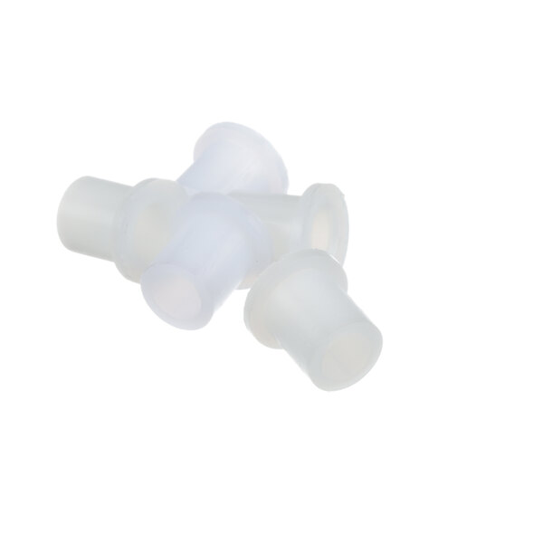 A group of Electrolux Professional white plastic bushings.
