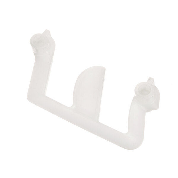 A white plastic Blakeslee 10042 Link with holes.