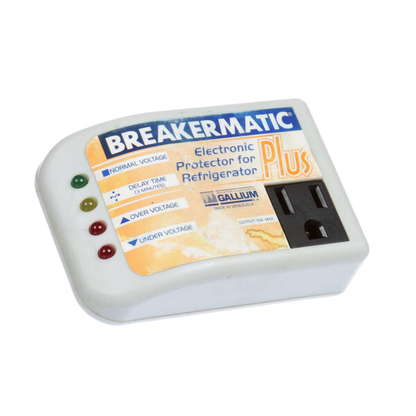A True Refrigeration white Breakermatic electronic surge protector.