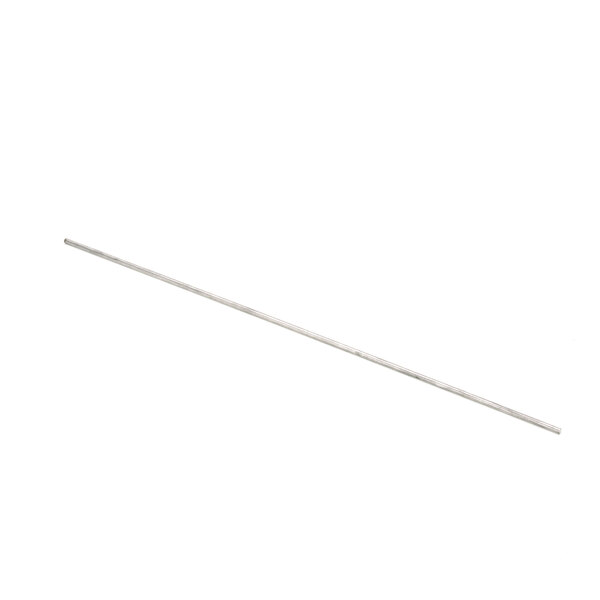 A long thin metal rod with a white handle.