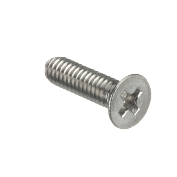 A close-up of a Henny Penny screw.