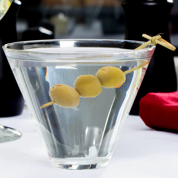 Libbey 224 Stemless 13.5 Ounce Martini Glass 12 CS 