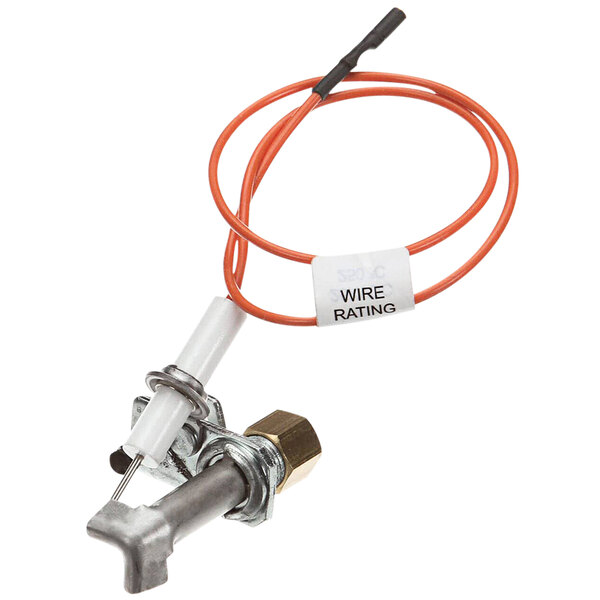 The American Range A11301 Pilot Assy with a wire and a connector with an orange wire.