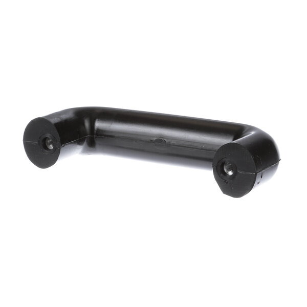 A black plastic Champion door handle with two holes.