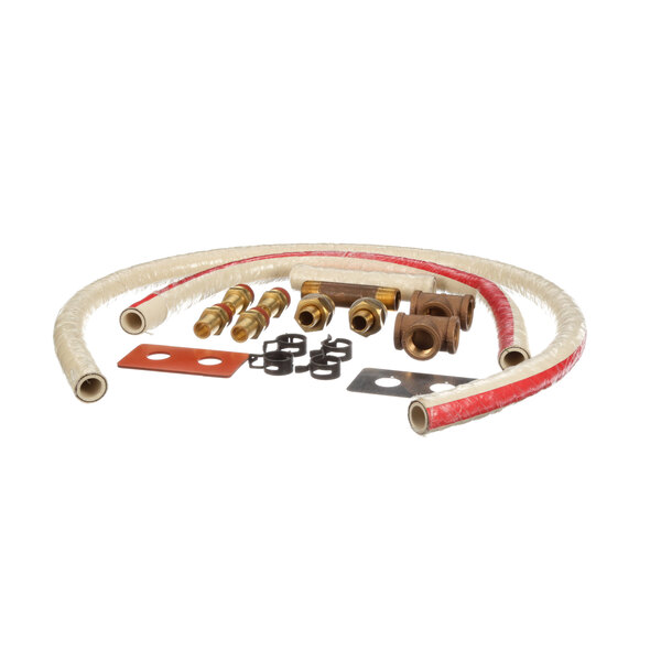 A Cleveland Descaler Port Conversion Kit with pipes and fittings.