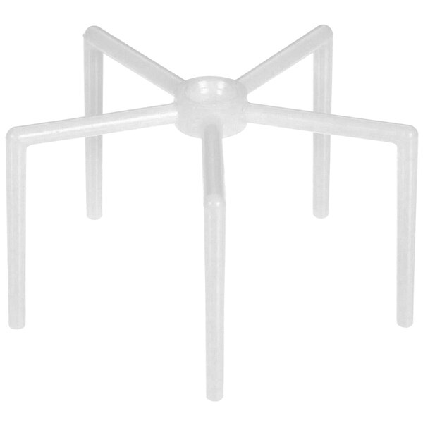 A white plastic Cornelius sensor structure with four legs.