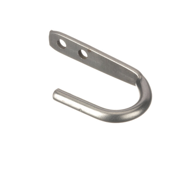 A Traulsen metal hook with a hole on the end.