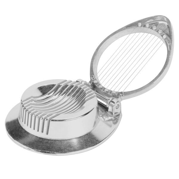 Egg Slicer Aluminum Hinged Egg Slicer with Stainless Steel Wires