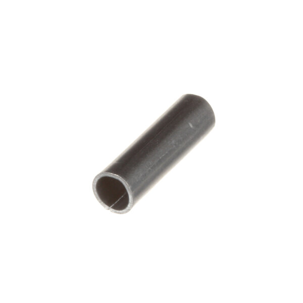 A close-up of a metal spacer tube.