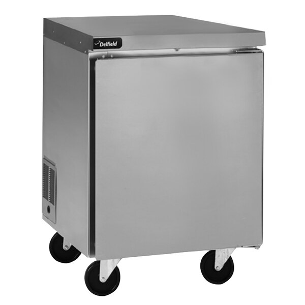 Delfield GUR27P-S 27" Front Breathing Undercounter Refrigerator with 5" Casters