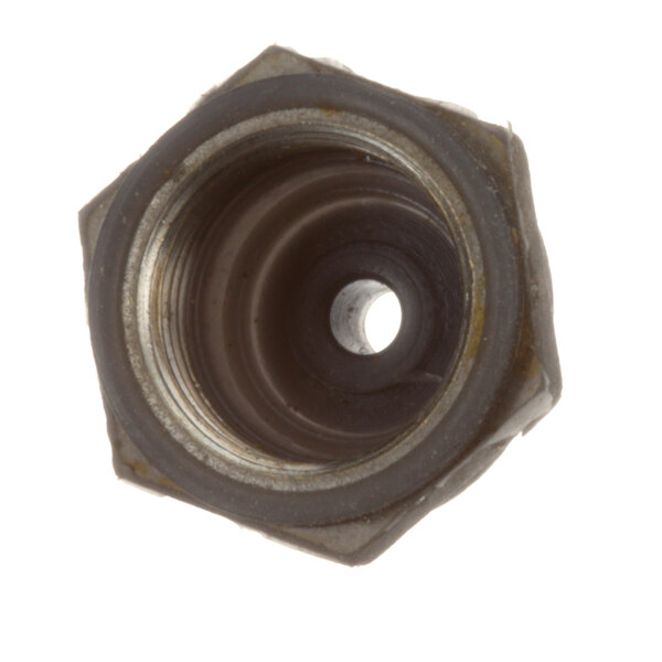 A close-up of a Cleveland SK50062 rubber boot with a metal nut inside it.