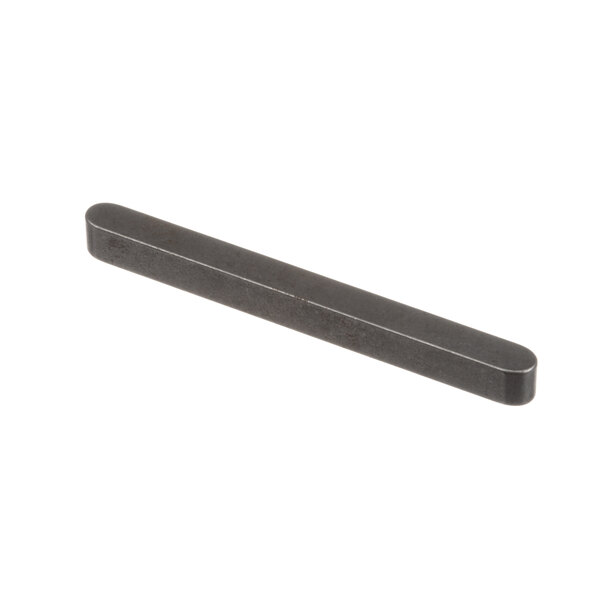 A black rectangular metal bar with a long handle.