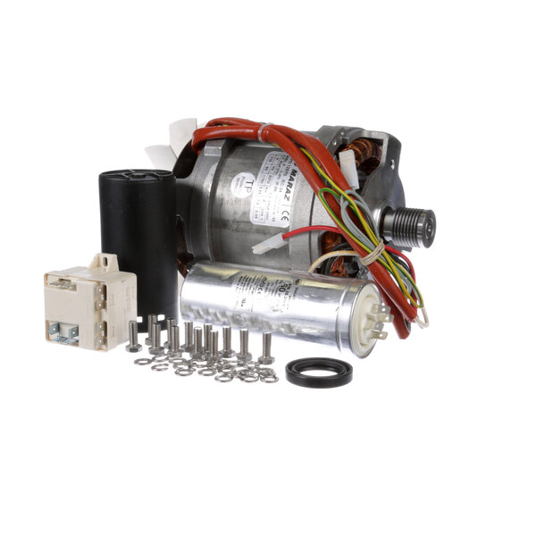 The Sammic 120v Motor Assy with wires and other parts.