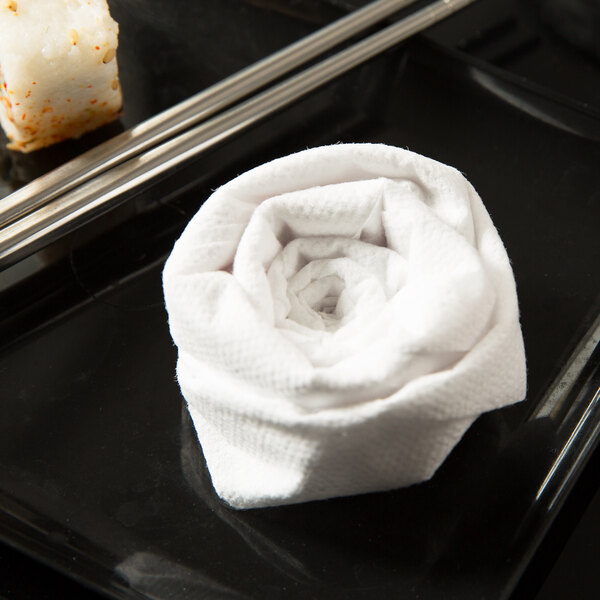 Hoffmaster 125028 Flat Pack 16" x 16" White LinenLike Napkin 500/Case