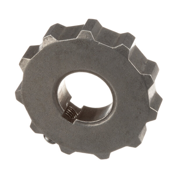 A close-up of a Middleby Marshall sprocket gear.