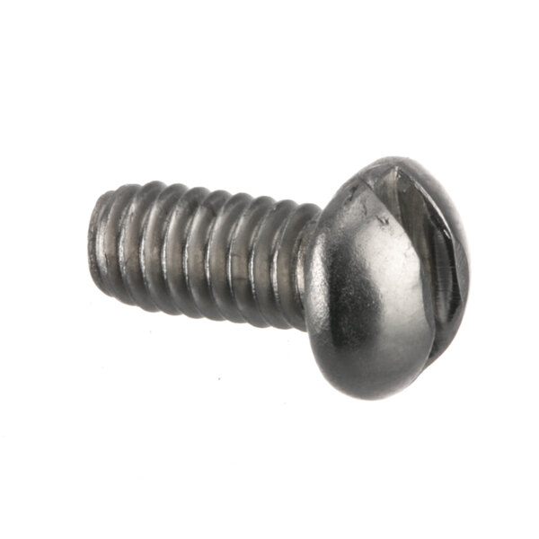 A close-up of a Hobart machine screw.