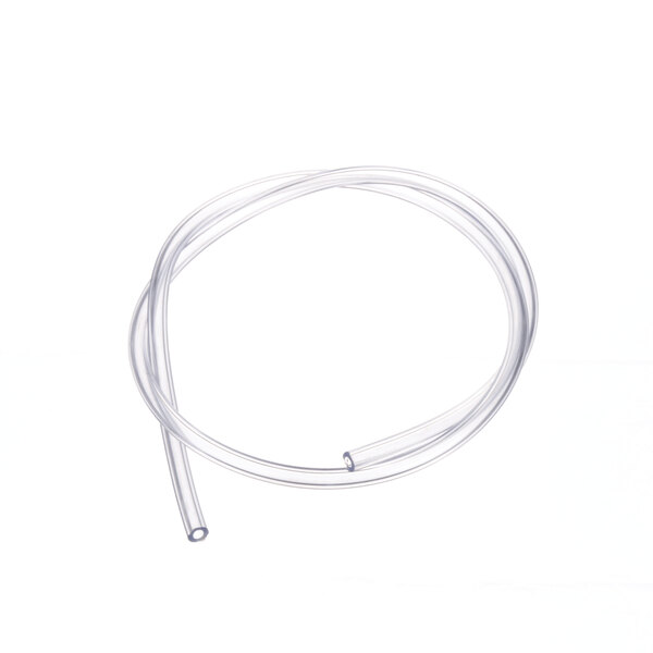 A clear tube with a white cord.