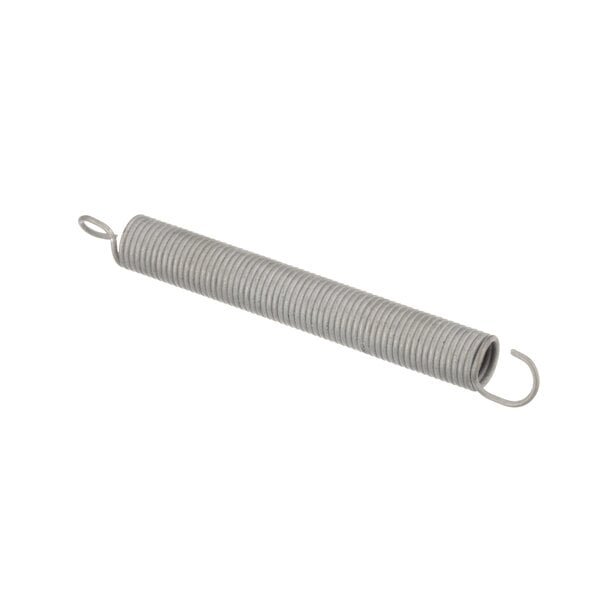 A metal rod with a metal spring on the end.