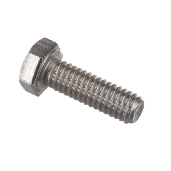 A Blakeslee 8067 hex screw on a white background.