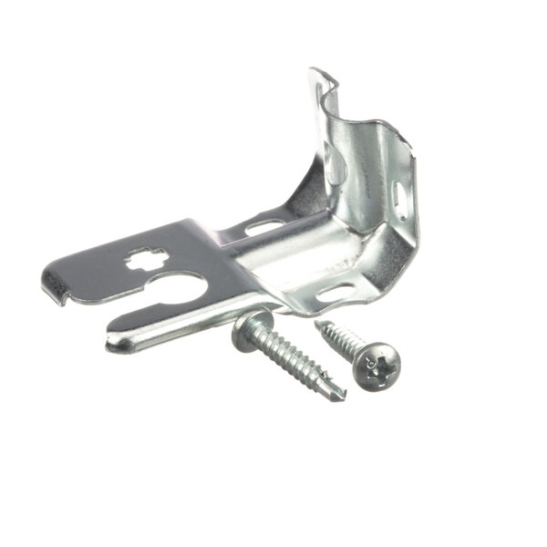 A Master-Bilt metal mounting bracket with screws and nuts.
