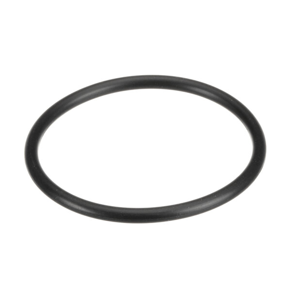 A black Ice-O-Matic o-ring on a white background.