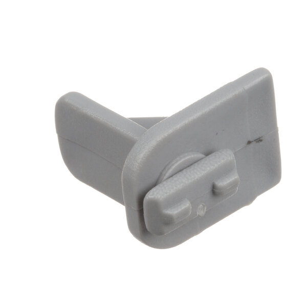 A gray plastic clip.