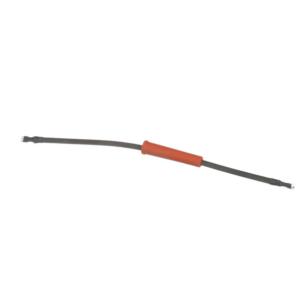 An orange and black Henny Penny ignition cable.