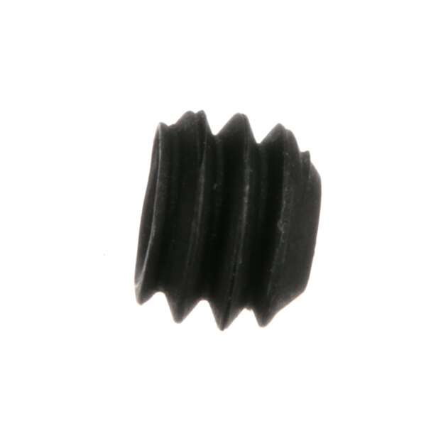 A close-up of a black Hobart set screw.