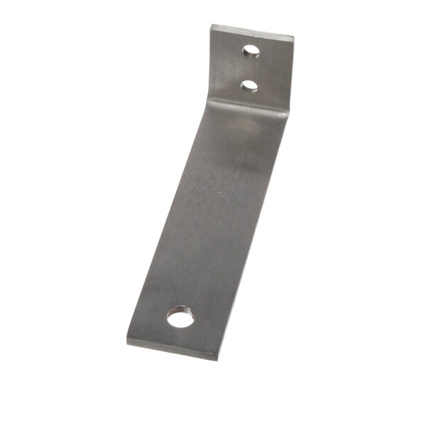 A Groen stainless steel bracket cover guide with two holes.