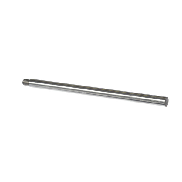 A Groen Z018963 stainless steel metal shaft with a long handle on a white background.