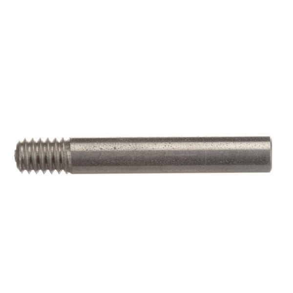 A close-up of a stainless steel screw with a Cleveland logo on the top.