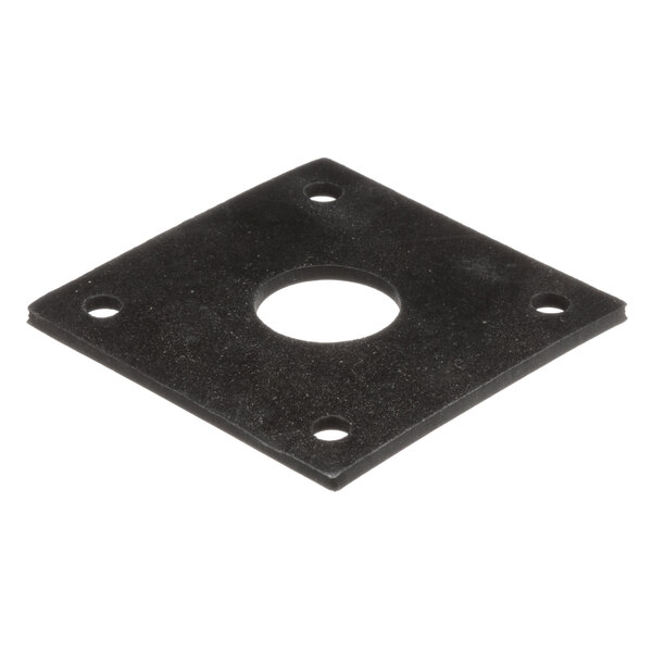 A black square Groen inspection cover gasket with holes.