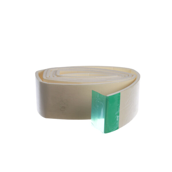 A roll of white Master-Bilt gasket tape with a green strip.